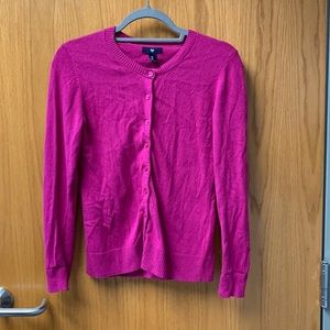 Fuschia button down cardigan from Gap sz s